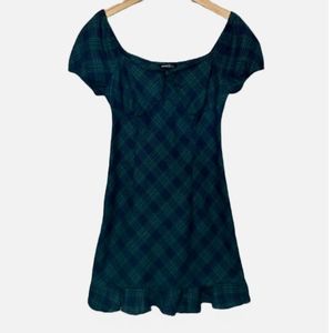 SHEIN Flannel Plaid Dress Medium